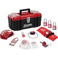 Standard Personal Lockout Kit with Zenex Thermoplastic Locks, Valve Kit, 13 Components Duraquip Inc