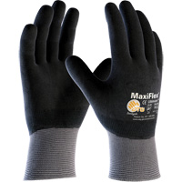 ATG MaxiFlex&reg; Ultimate Touchscreen Compatible Gloves, Large, Nitrile Coating, 15 Gauge, Nylon/Elastane Shell Duraquip Inc