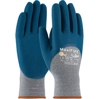 ATG MaxiFlex&reg; Comfort Seamless Knit Gloves, Large, Nitrile Coating, 15 Gauge, Nylon Shell Duraquip Inc