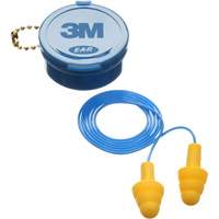 E-A-R Ultrafit Premolded Earplugs, Corded, Pair - Plastic Case, 25 dB NRR, One-Size Duraquip Inc