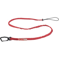 Extended Reach Locking Tool Lanyard, Bungee, Carabiner/Loop Duraquip Inc