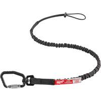 Locking Tool Lanyard, Bungee, Carabiner/Loop Duraquip Inc