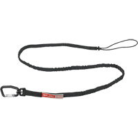 Extended Reach Locking Tool Lanyard, Bungee, Carabiner/Loop Duraquip Inc