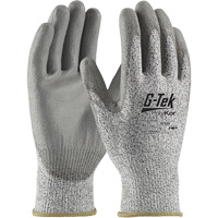 G-Tek&reg; PolyKor&reg; Cut-Resistant Glove, Size X-Small, 13 Gauge, Polyurethane Coated, Engineered Yarn Shell, ANSI/ISEA 105 Level 3 Duraquip Inc