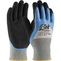 G-Tek&reg; PolyKor&reg; Insulated Cut-Resistant Glove, Size Small, 13 Gauge, Rubber Latex Coated, Engineered Yarn Shell, ANSI/ISEA 105 Level 3 Duraquip Inc