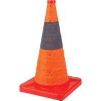 Collapsible Traffic Cone, 18" H, Orange SHA659 | Duraquip Inc