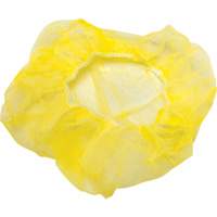 Bonnets bouffants, Polypropyl&egrave;ne, 21", Jaune Duraquip Inc
