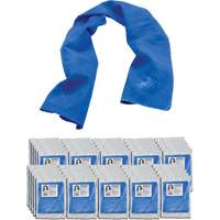 Serviette de refroidissement par évaporation Chill-Its 6602, Bleu SHB321 | Duraquip Inc