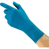 Gants r&eacute;sistants aux produits chimiques AlphaTec 88-356 pour l'industrie alimentaire, Taille 7, 12" lo, Latex de caoutchouc, 17 mils Duraquip Inc