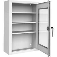 Lockable Medicine Cabinet with Plexiglas Door Duraquip Inc