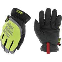 Coldwork Hi-Viz Fastfit&reg; Winter Work Gloves, Size 8, ASTM ANSI Level A5 Duraquip Inc