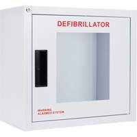 Grande armoire standard pour DEA avec alarme, Zoll AED Plus<sup>MD</sup>/Zoll AED 3<sup>MC</sup>/Cardio-Science/Physio-Control Pour, Non médical SHC001 | Duraquip Inc