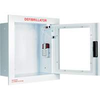 Grande armoire entièrement encastrée avec alarme, Zoll AED Plus<sup>MD</sup>/Zoll AED 3<sup>MC</sup>/Cardio-Science/Physio-Control Pour, Non médical SHC006 | Duraquip Inc