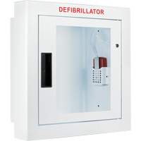 Grande armoire semi-encastrée avec alarme, Zoll AED Plus<sup>MD</sup>/Zoll AED 3<sup>MC</sup>/Cardio-Science/Physio-Control Pour, Non médical SHC007 | Duraquip Inc