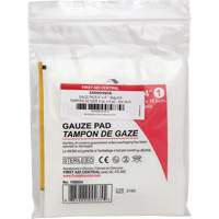SmartCompliance&reg; Refill Gauze, Pad, 4" L x 4" W, Sterile, Medical Device Class 1 Duraquip Inc