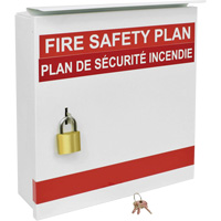 Boîte pour plan de sécurité en cas d'incendie SHC409 | Duraquip Inc