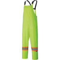 5599 Lightweight Waterproof Rain Suit, Polyester/PVC, X-Small, High Visibility Lime-Yellow Duraquip Inc