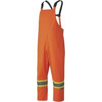 5608 210D Waterproof Rain Suit, Polyester/PVC, Small, High Visibility Orange Duraquip Inc