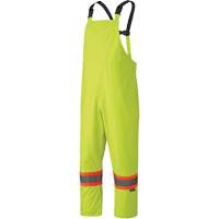 5609 210D Waterproof Rain Suit, Polyester/PVC, X-Small, High Visibility Lime-Yellow Duraquip Inc