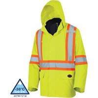 5633 The Rock 3-in-1 Parka, High Visibility Lime-Yellow, X-Small Duraquip Inc