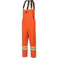 5053 The Rock 300D Insulated Bib Pants, Polyester, Small, High Visibility Orange Duraquip Inc