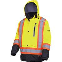 5408 Veste imperm&eacute;able &agrave; isolation thermique, Hommes, Petit, Jaune lime haute visibilit&eacute; Duraquip Inc