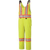 6616 Overalls, Poly-Cotton, 36, High Visibility Lime-Yellow Duraquip Inc