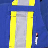 7714 FR-Tech&reg; Flame-Resistant Overalls, Small, Royal Blue Duraquip Inc