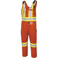 7712 FR-Tech&reg; Flame-Resistant Overalls, Small, High Visibility Orange Duraquip Inc