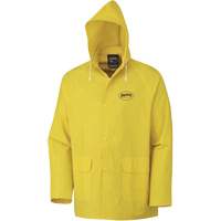 577J Veste imperm&eacute;able, Polyester/PVC, Petit, Jaune Duraquip Inc