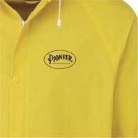 577J Veste imperm&eacute;able, Polyester/PVC, Petit, Jaune Duraquip Inc