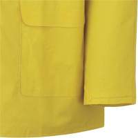577J Veste imperm&eacute;able, Polyester/PVC, Petit, Jaune Duraquip Inc