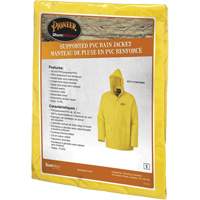 577J Veste imperm&eacute;able, Polyester/PVC, Petit, Jaune Duraquip Inc
