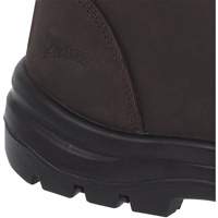 1028 Bottes de travail 8" marron, Cuir, Embout Acier, Taille 10 Duraquip Inc
