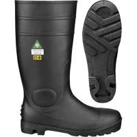 Safety Boots, PVC, Steel Toe, Size 10 SHE679 | Duraquip Inc