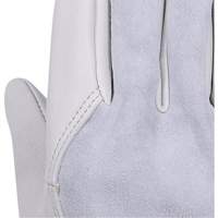 535G Gants de chauffeur beige, Petit, Paume en Cuir fleur de vache Duraquip Inc
