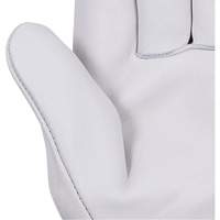 535G Gants de chauffeur beige, Petit, Paume en Cuir fleur de vache Duraquip Inc