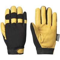 891 Mechanic's Style Insulated Ergonomic Gloves, Grain Goatskin Palm, Size Small Duraquip Inc
