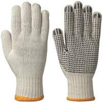 Gants tricotés à points sur la paume, Poly/coton, Petit SHE764 | Duraquip Inc