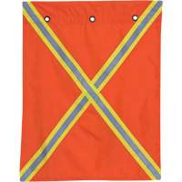 Flag with Reflective Tape, Polyester SHE794 | Duraquip Inc