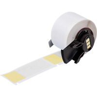 Étiquettes enveloppantes auto-adhésives pour fils et câbles, Vinyle, 1" lo x 2,5" h, Blanc SHF078 | Duraquip Inc
