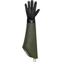Chemstop Chemical-Resistant Gloves, PVC, Flock-Lined Inner Lining Duraquip Inc