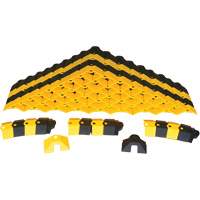 Bulk Box Ultra-Sidewinder Cable Protection System – 24 pieds, 288" x 9,8" x 1,4", 2000 lb (1 tonne) Duraquip Inc