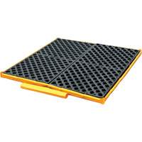 Ultra-Spill Deck<sup>MD</sup> flexible, à vessie, 4 barils, Capacité de déversement 110 gal. US, 51" x 48" x 5" SHF612 | Duraquip Inc