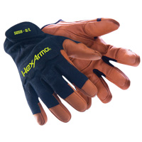 HeatArmor&reg; 5059 Welding Gloves, Grain Goatskin, Size Small/7 Duraquip Inc