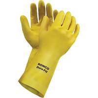 Gants r&eacute;utilisables Dura-Fit , Taille Petit/7, 12" lo, Latex, Doublure en Ouat&eacute;e, 20 mils Duraquip Inc