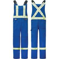 Westex&reg; DH Antistatic 6.5 oz. Flame Resistant Bib Pants, Small, Royal Blue Duraquip Inc