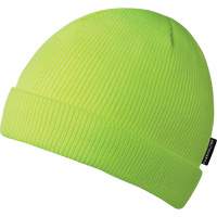 5567A Tuque, Doublure en Acrylique, Taille unique, Jaune lime haute visibilit&eacute; Duraquip Inc