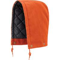539 Capuchon pour parka, blouson aviateur ou combinaison de s&eacute;curit&eacute; matelass&eacute;e, Orange, Coton Duraquip Inc
