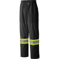 6003BKP Traffic Safety Pants, Polyester, Small, Black Duraquip Inc